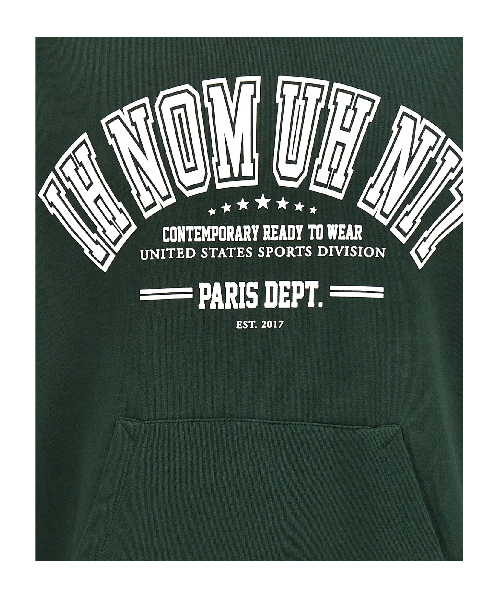 Ih Nom Uh Nit Dark Green College Hoodie In Green