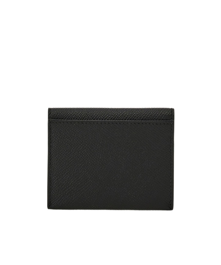 Ferragamo Gancini Credit Card Holder In Black
