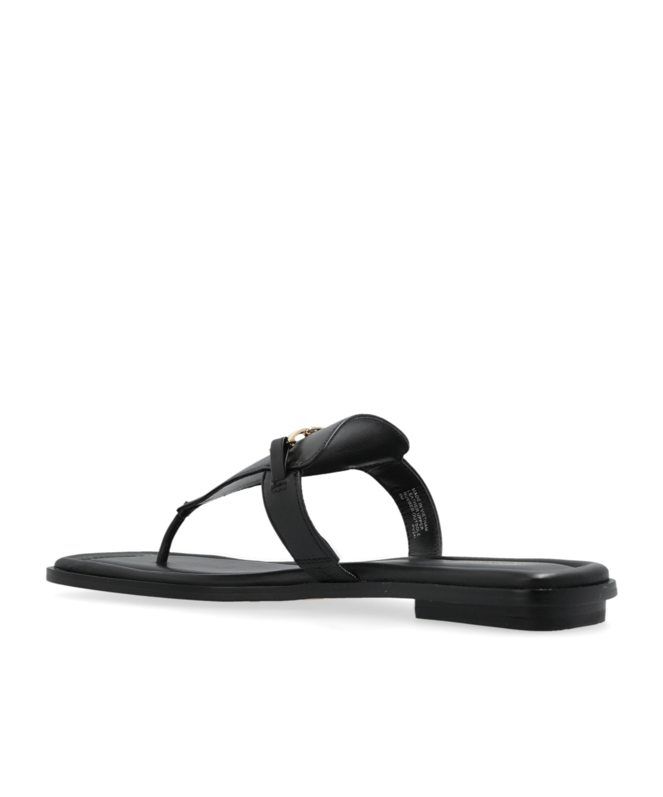 Michael Kors Toe Slippers In Black