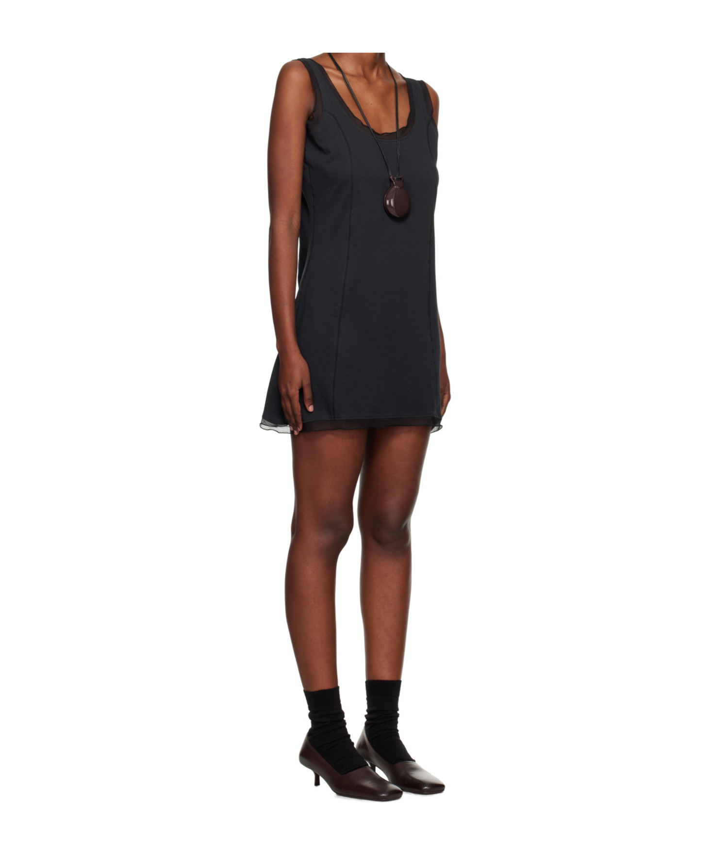 Our Legacy Black Dusk Minidress In Black