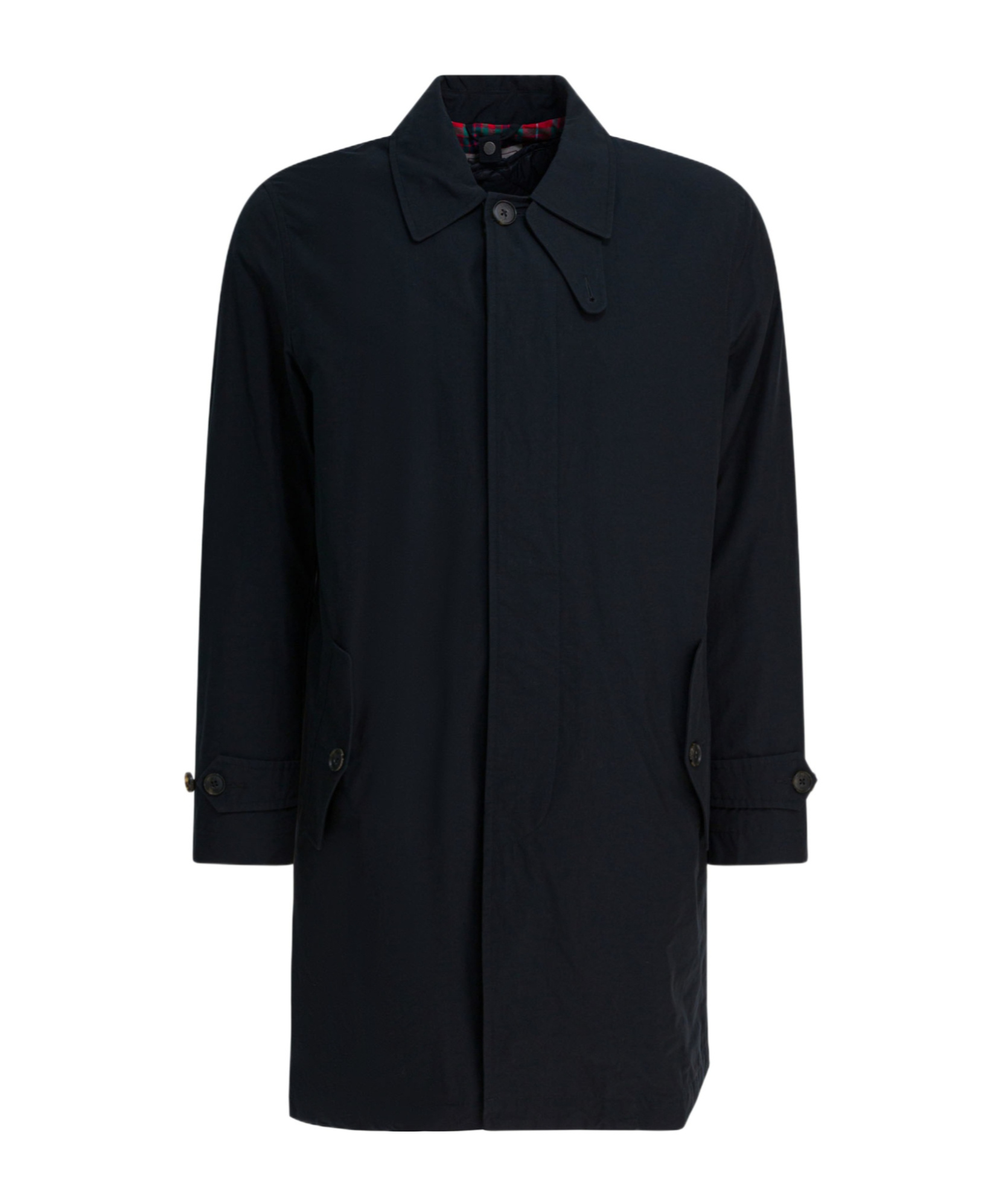 Baracuta Buttoned Coat In Blue