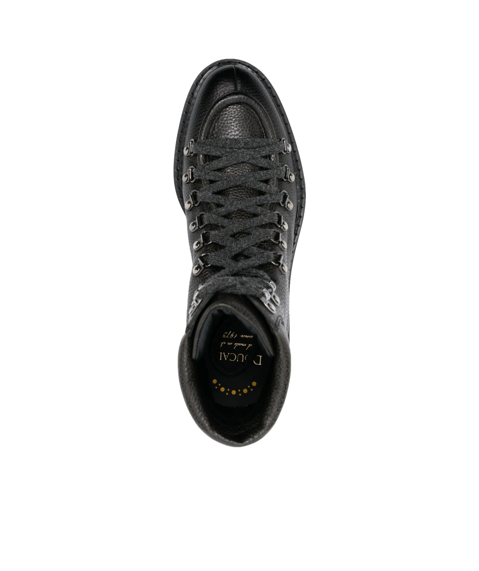 Doucal's Pebbled Leather Ankle Boots In Black