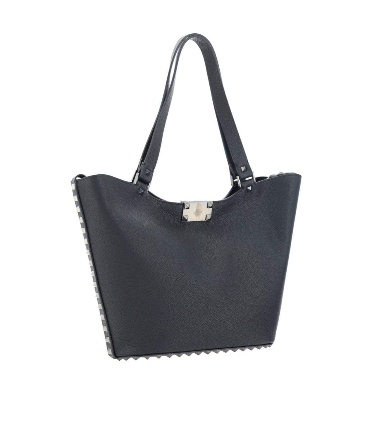 Valentino Shoulder Bag With Studded Detailing And Metal Hardware In No