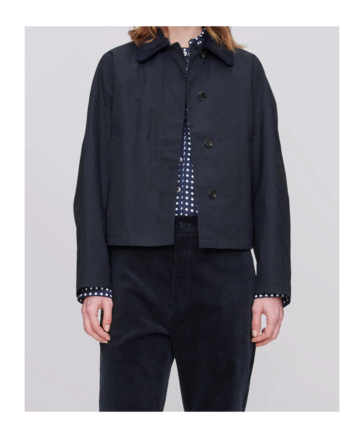 Apc A.p.c. Long-sleeved Jacket In Blue
