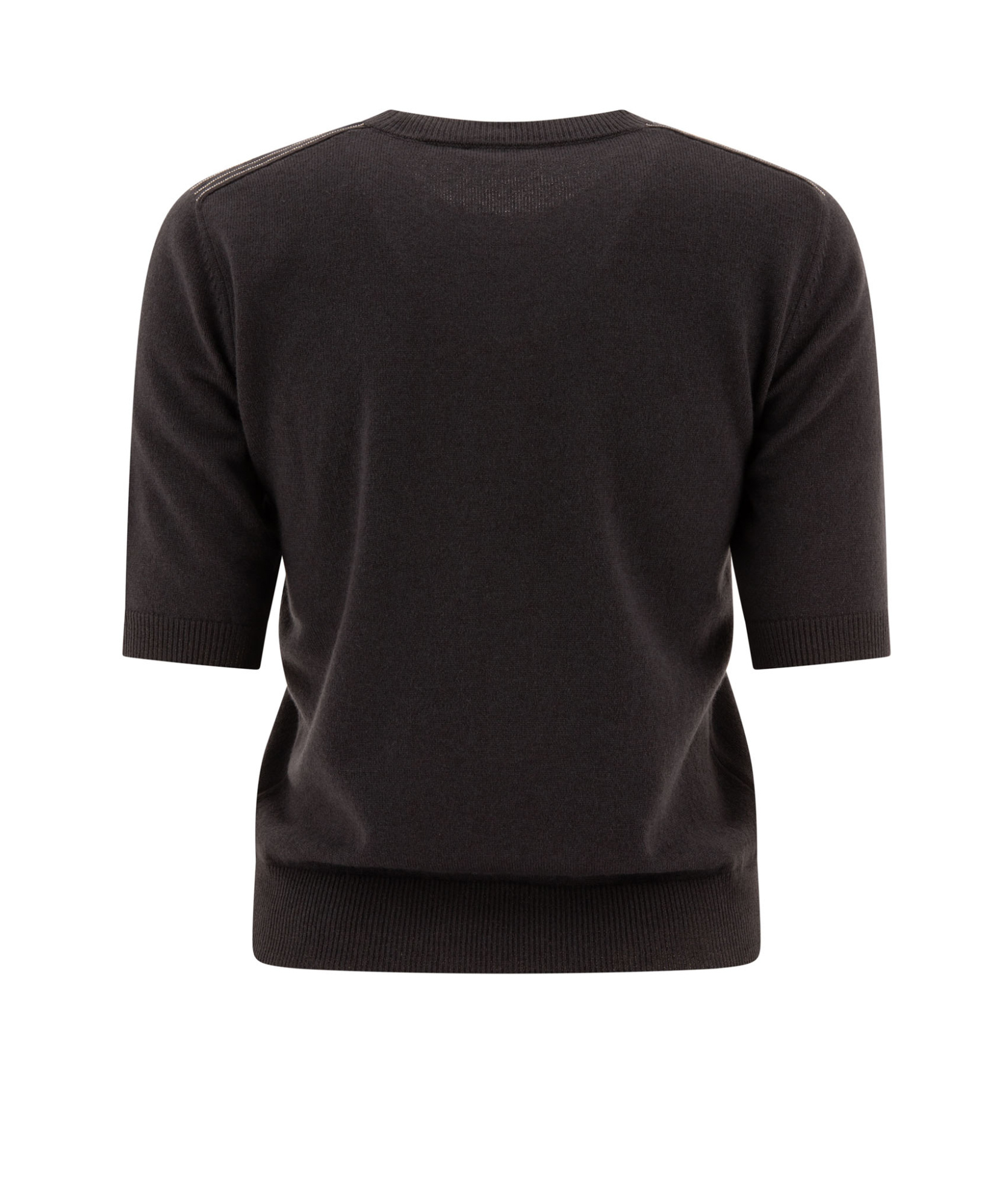 Peserico Sweater With Punto Luce Knitwear In Black
