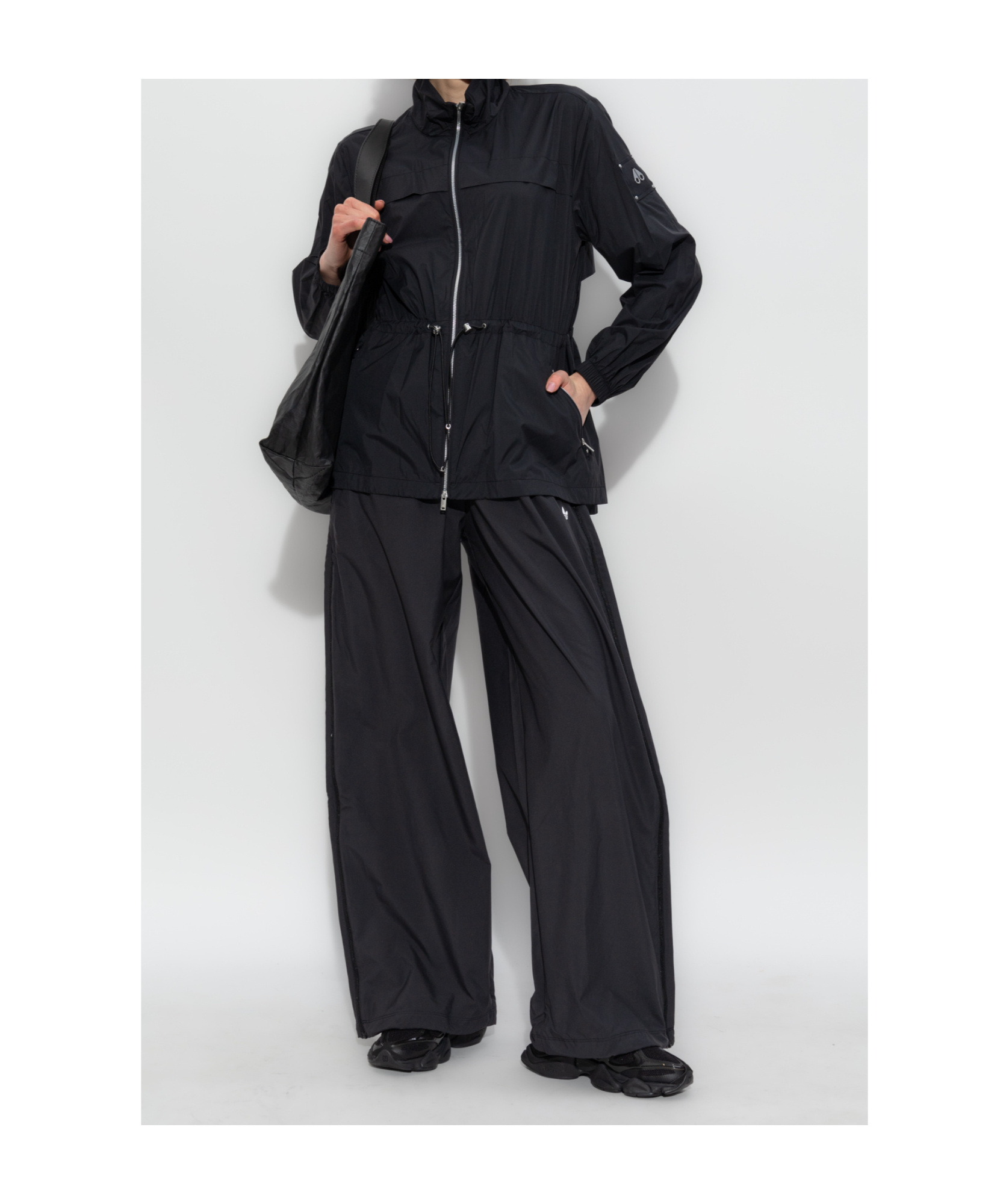 Moose Knuckles Long-sleeved Casual Jacket In Black