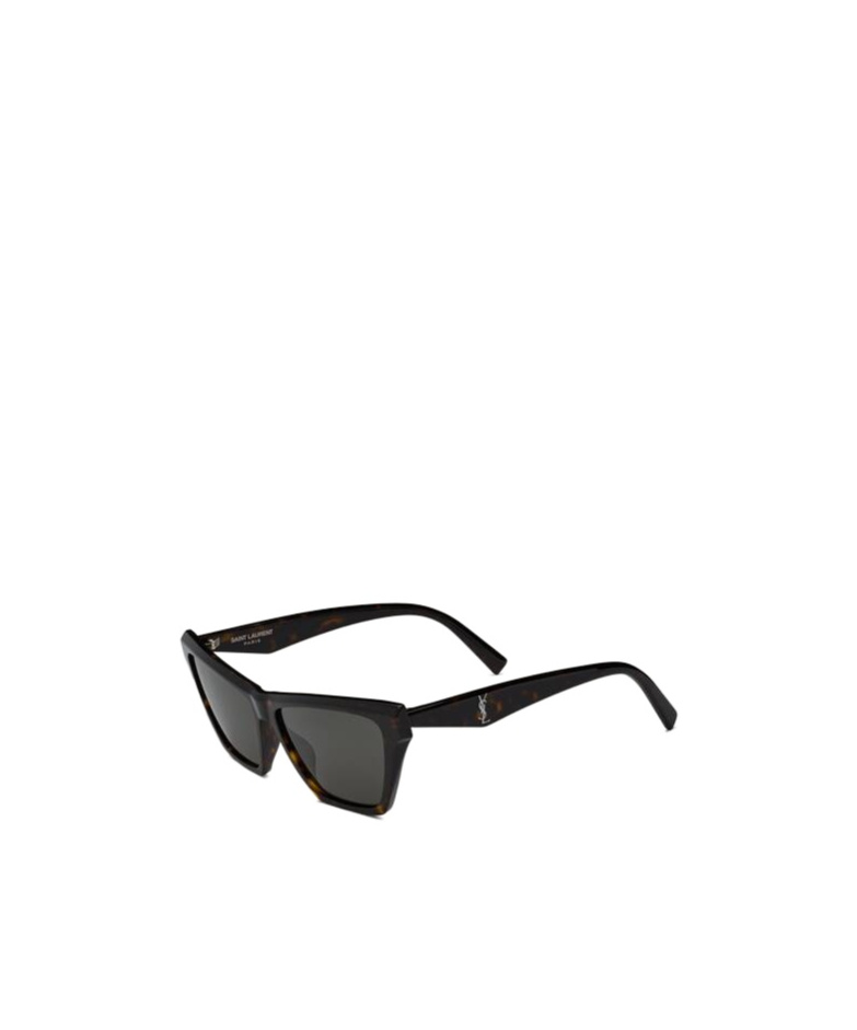 Saint Laurent M103 Sunglasses In Black