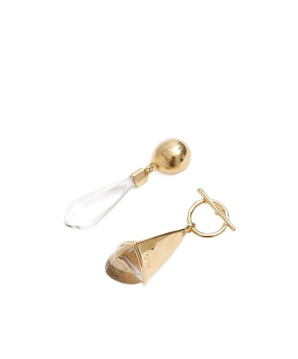 Chloé Gold-tone And Resin Earrings