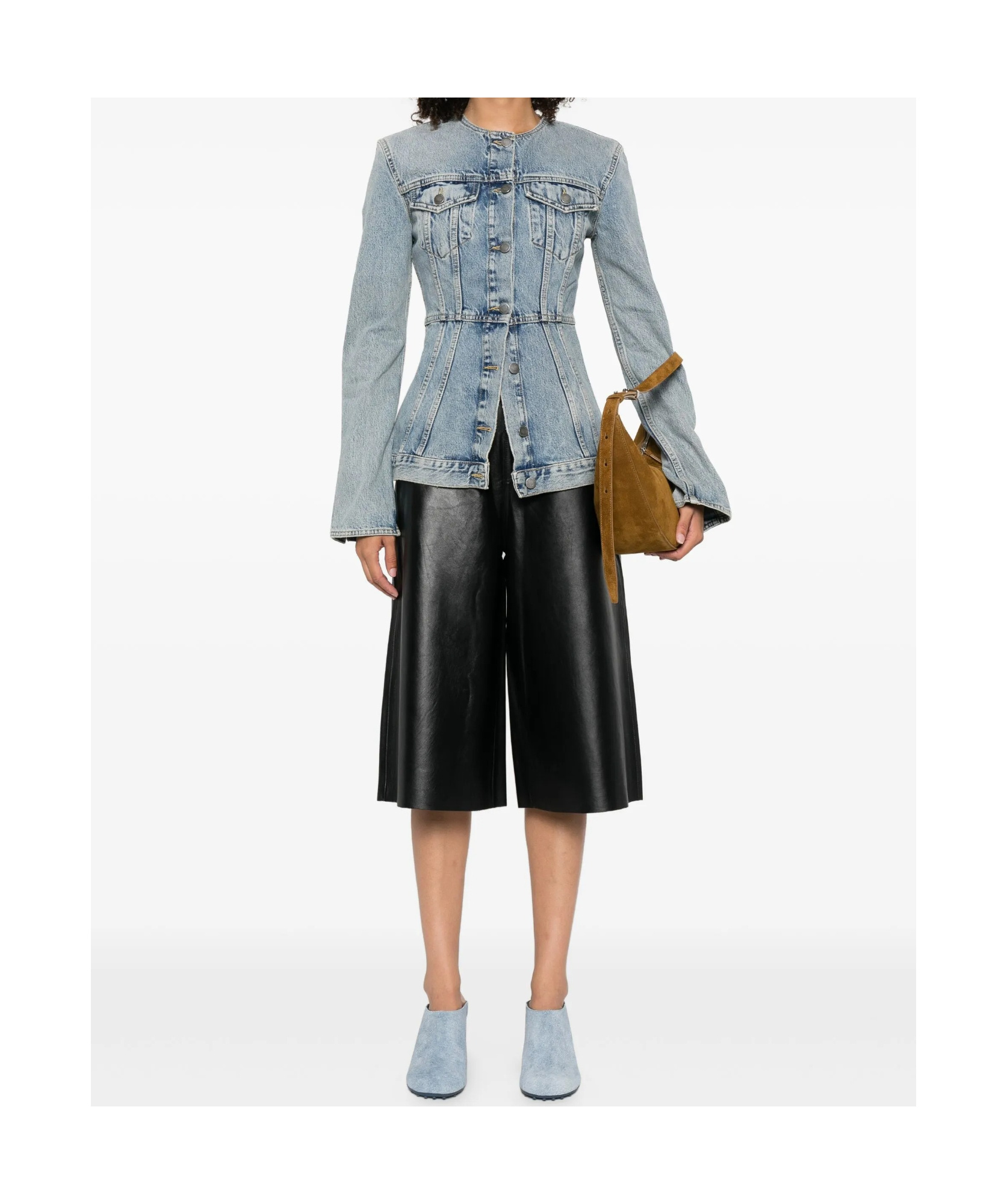 Haikure Temple Lagoon Denim Jacket In Blue