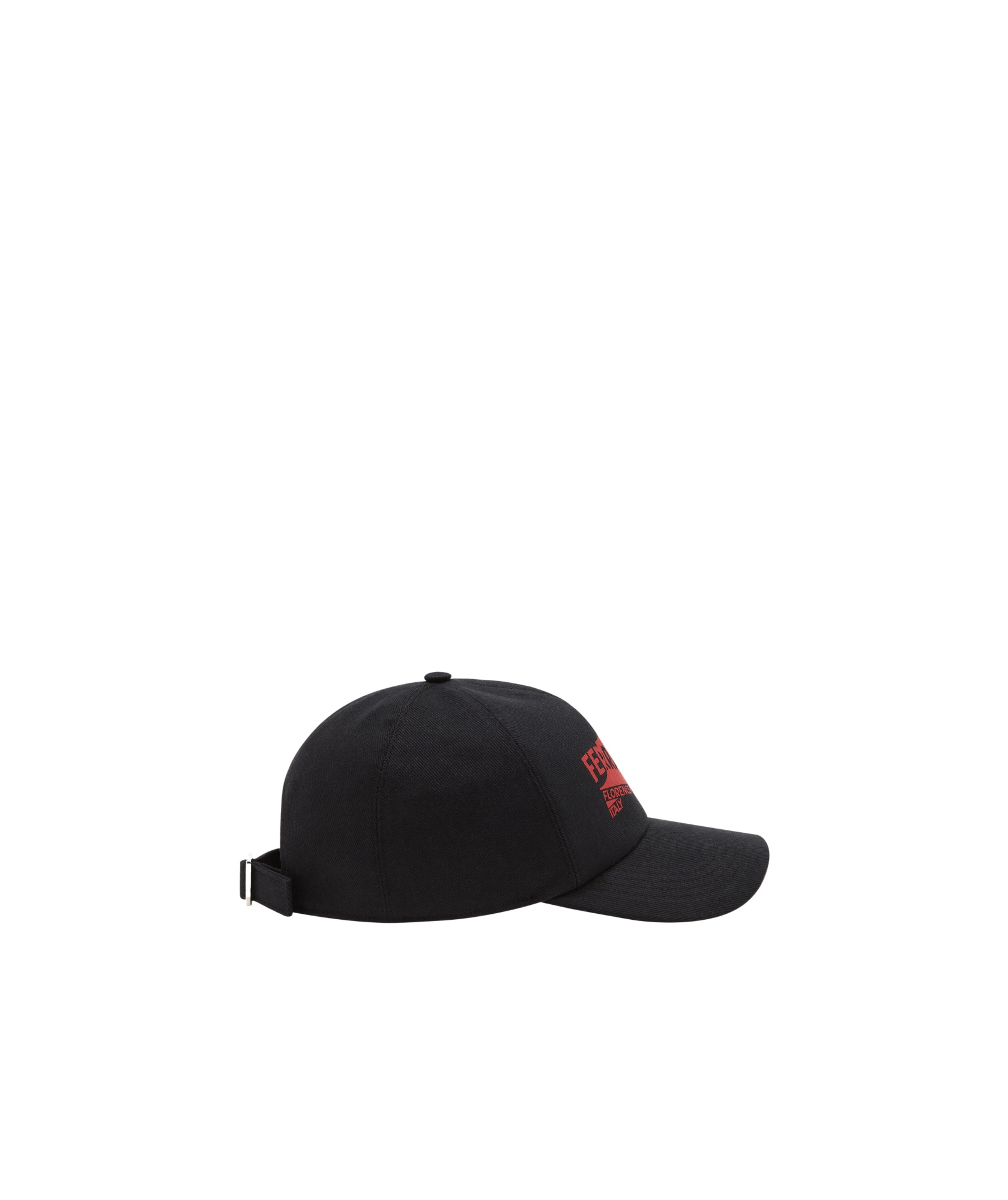 Ferragamo Front Logo Baseball Cap In Black