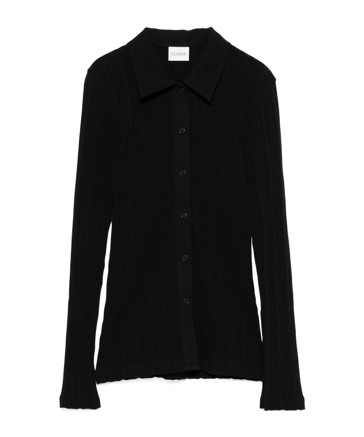 CLOSED RIBBED-KNIT CARDIGAN 