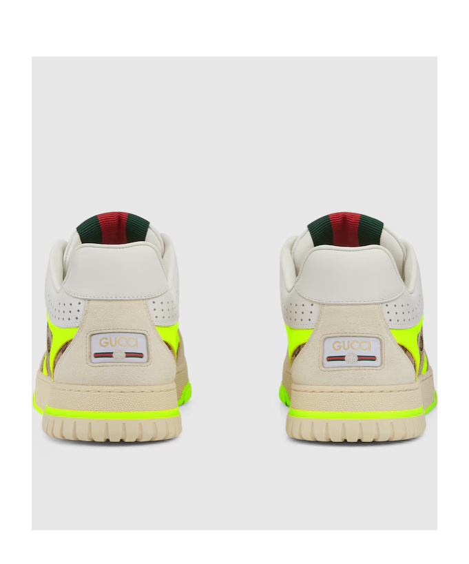 Gucci Re-web Gg Canvas Sneakers In Nude