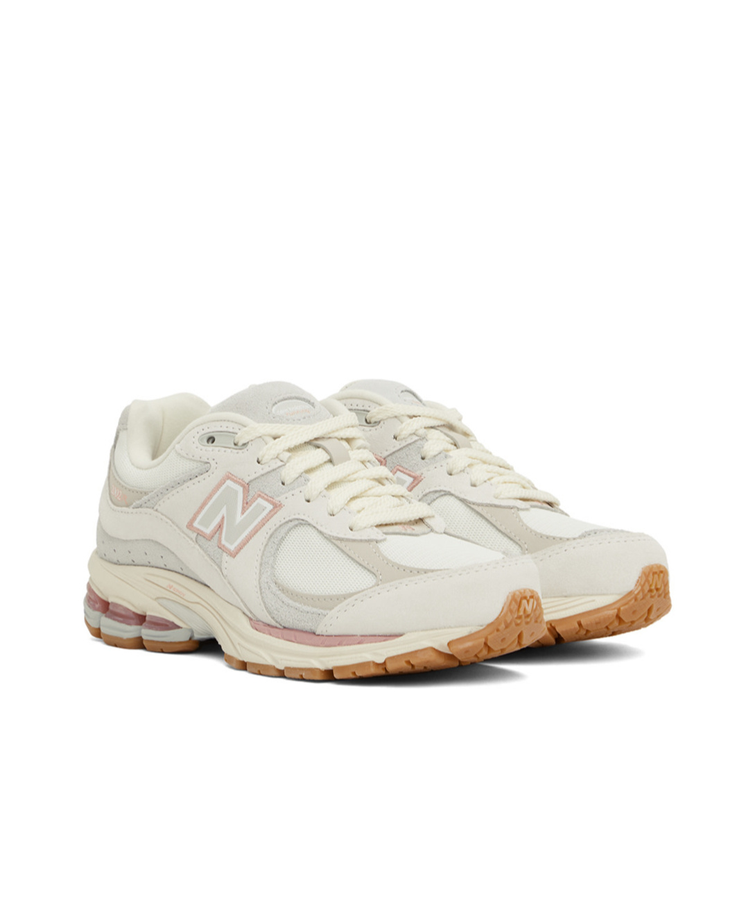 Shop New Balance Round-head Sneakers In White