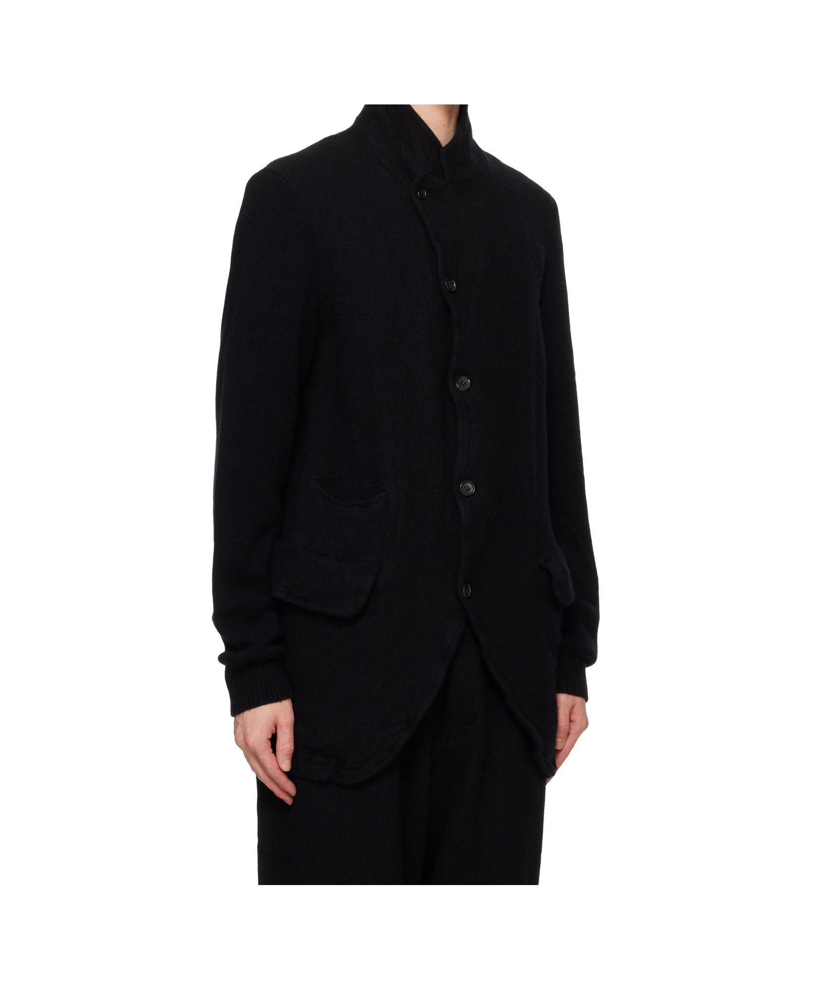 Comme Des Garçons Long-sleeved Suit Jacket In Black