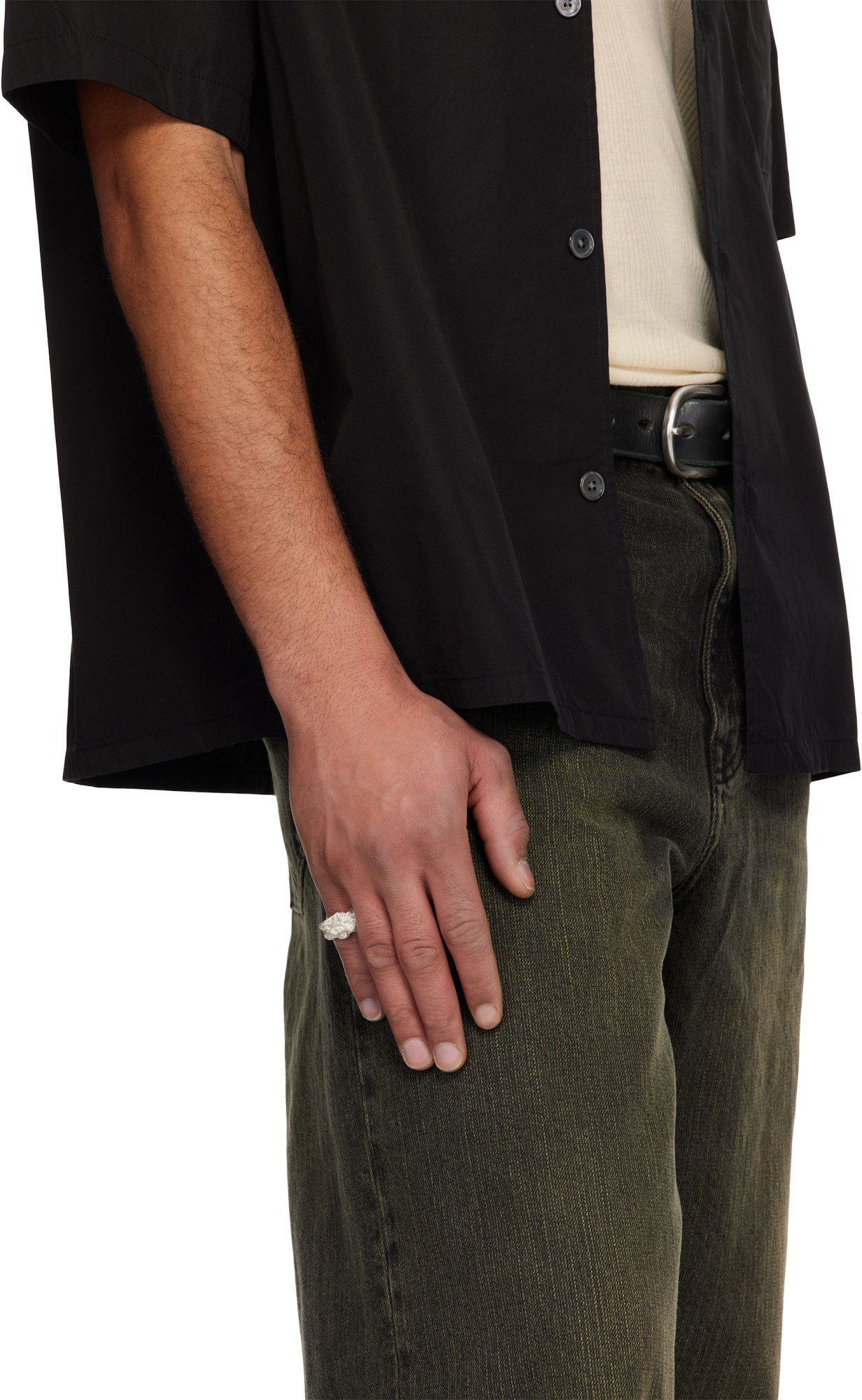 Our Legacy Oyster Grande Ring In Gray