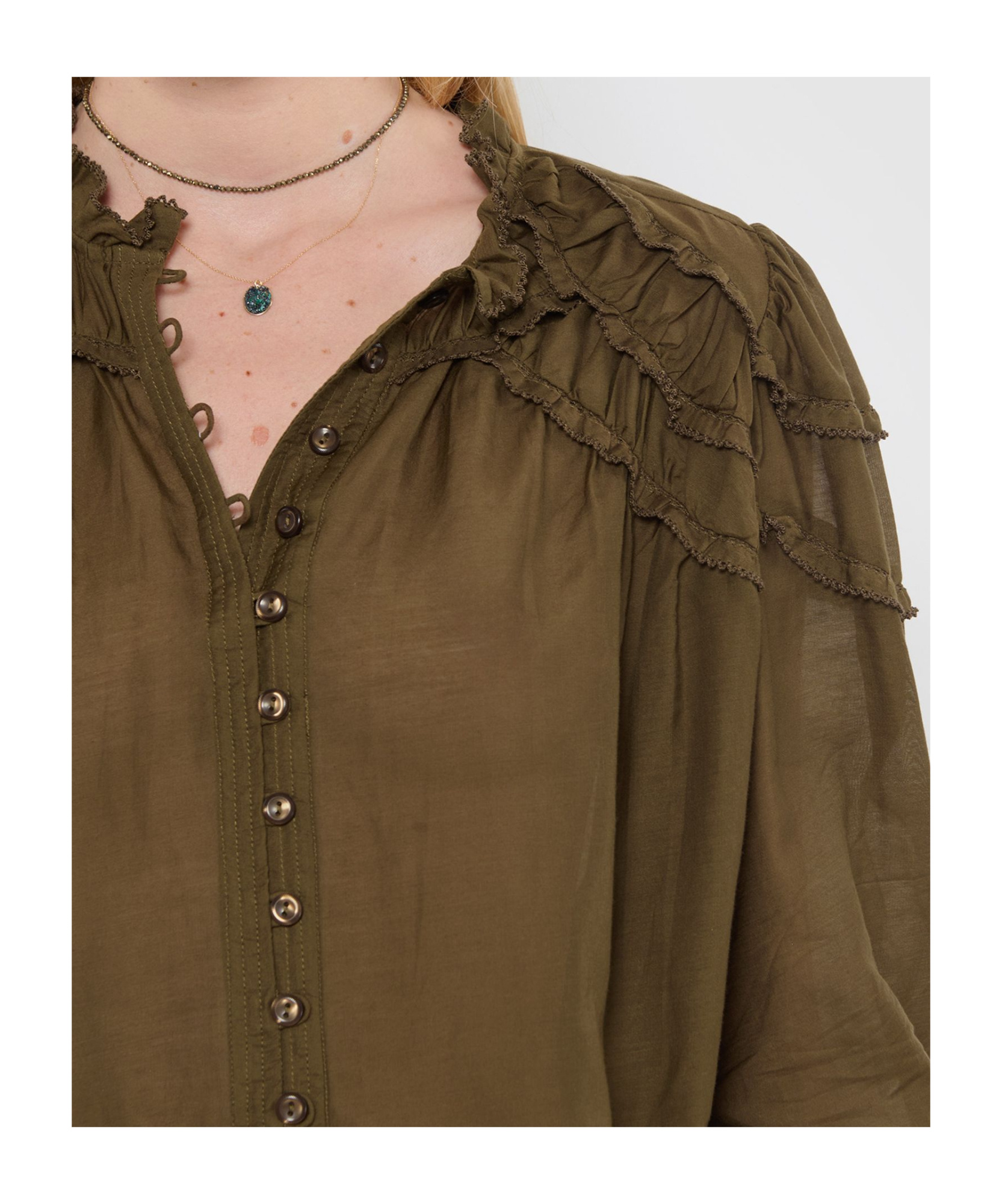 Isabel Marant Étoile Shirt Isabel Marant Etoile Woman Color Kaki In Brown