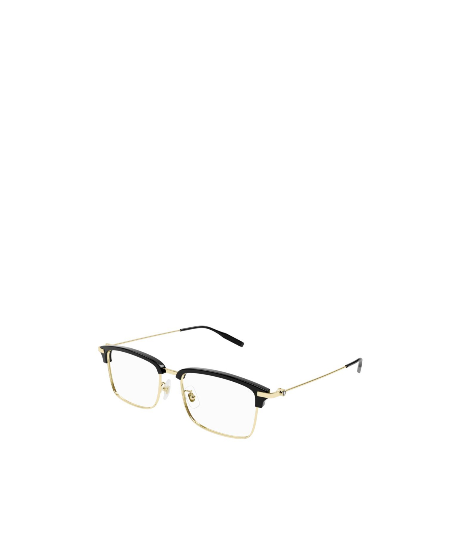 Montblanc Eyewear Square Frame Glasses In Gold
