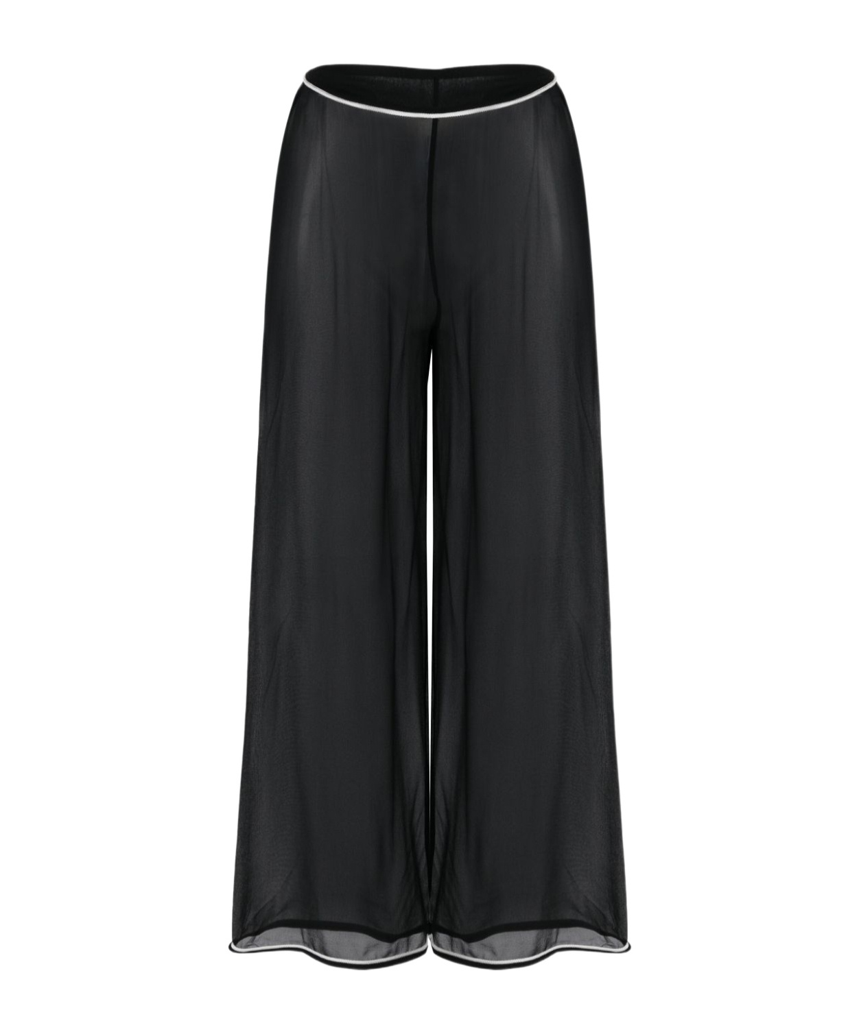 Bode Transparent Casual Pants In Black