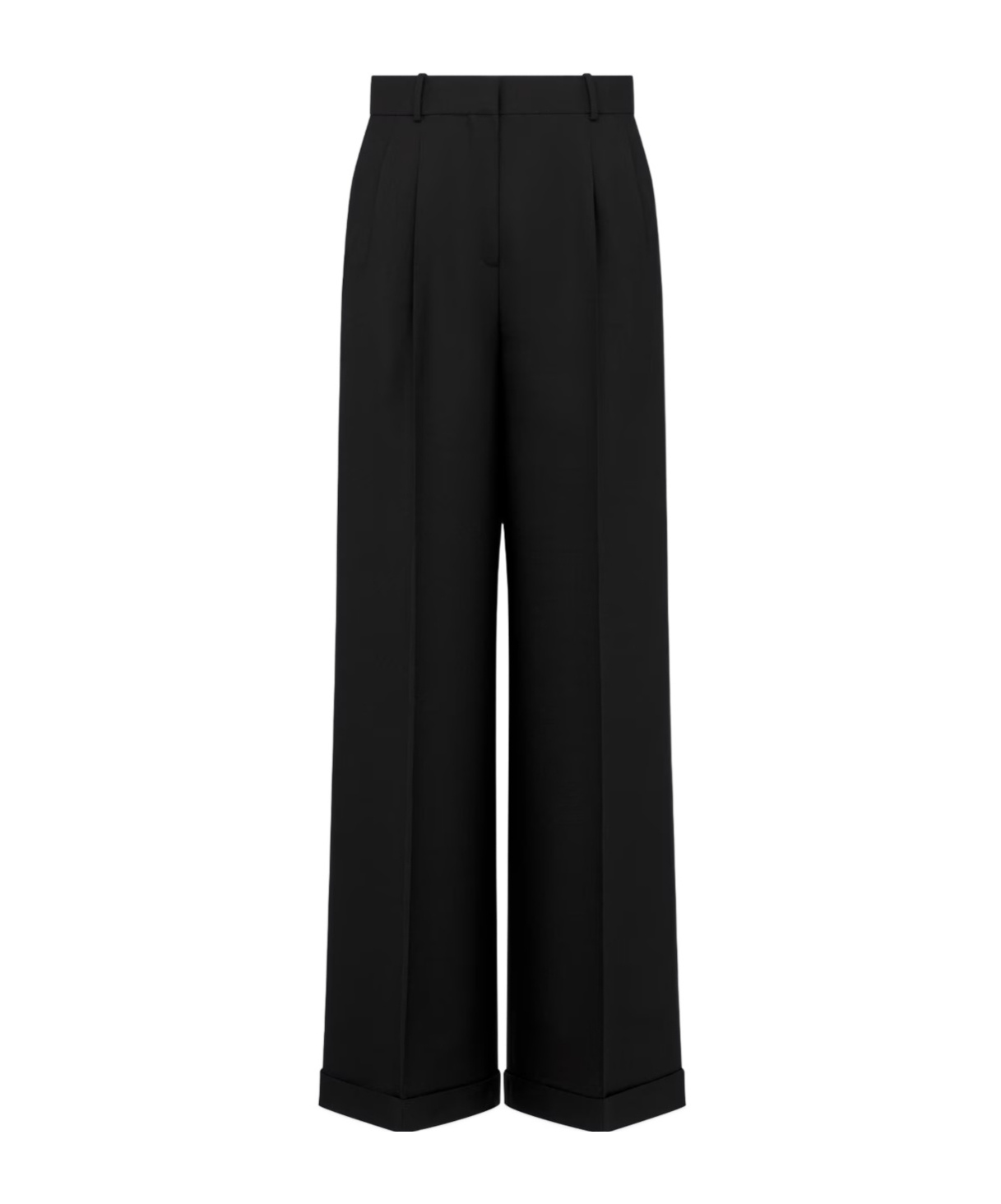 Shop Dior Wide-leg Pants In Black