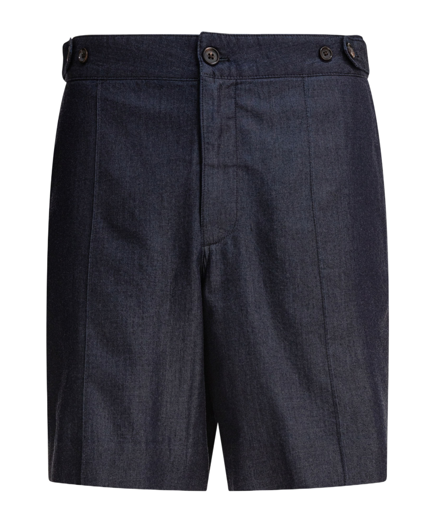 Shop Alexander Mcqueen High-waisted Denim Shorts In Blue