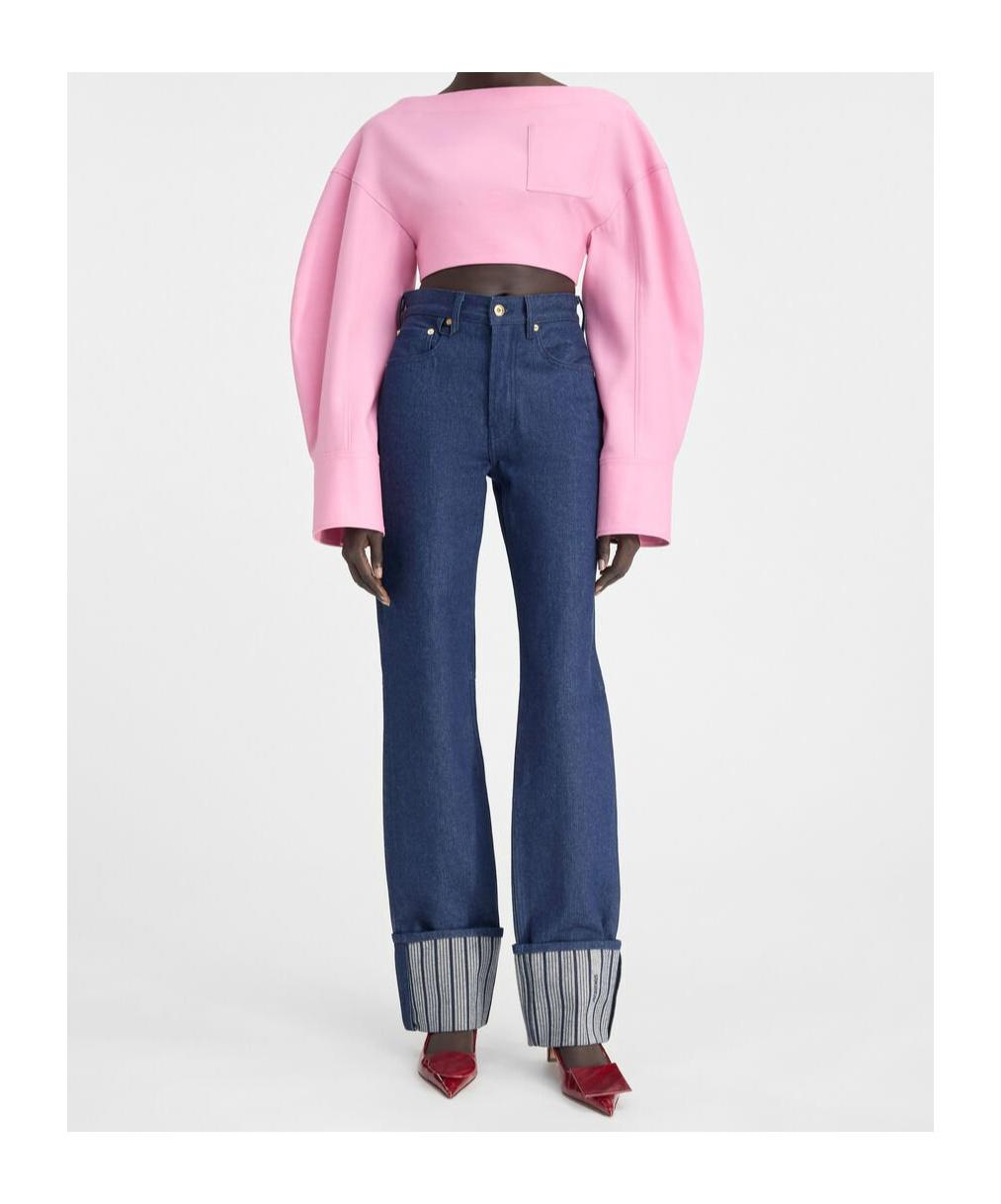 Jacquemus Le De-nimes Large Jeans In Blue