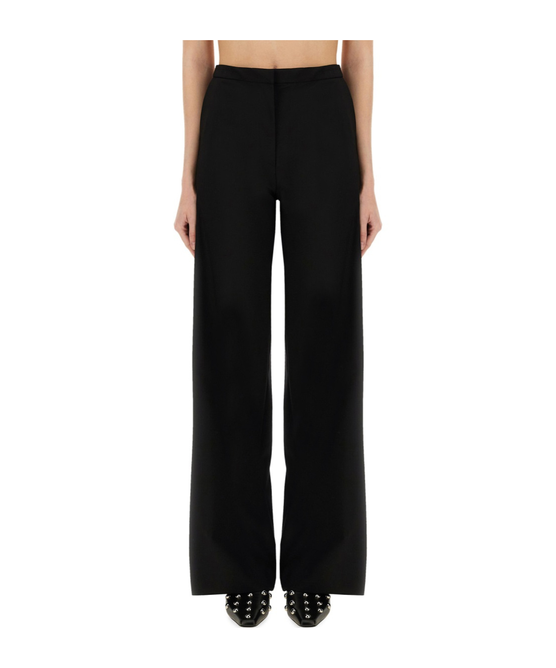 Pt Torino Straight-leg Casual Pants In Black