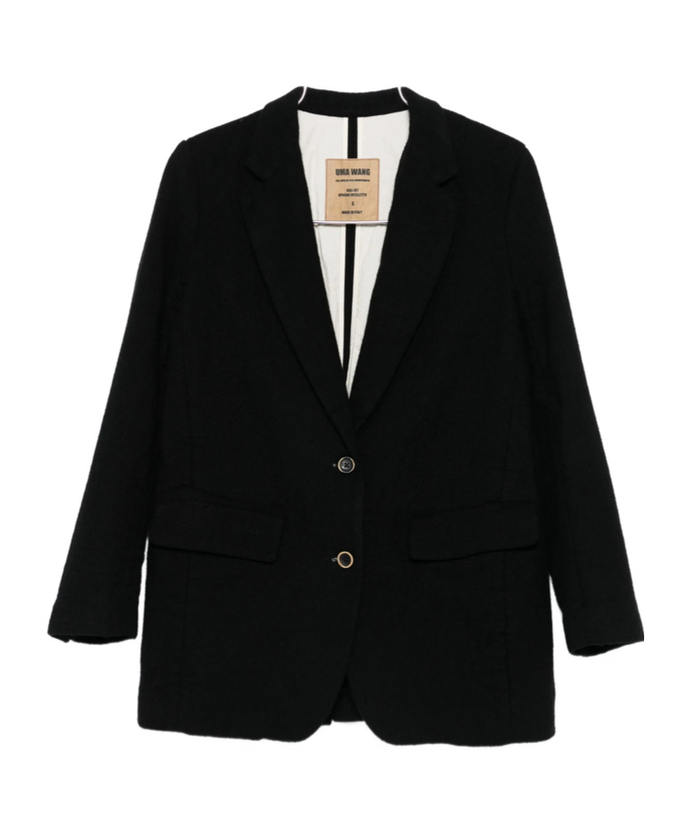 Uma Wang Long Sleeve Jacket In Black