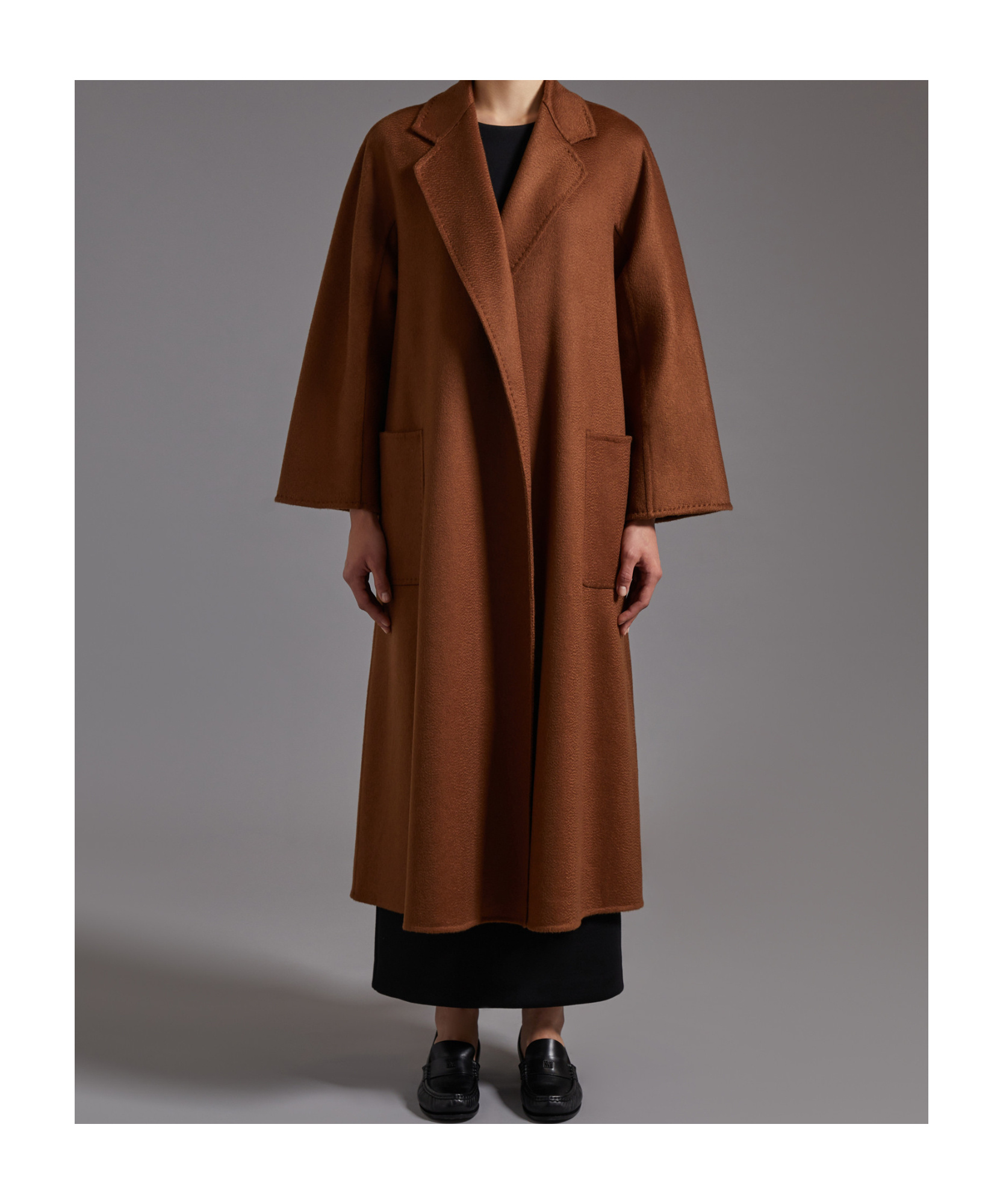 Max Mara Ludmilla Coat In Brown
