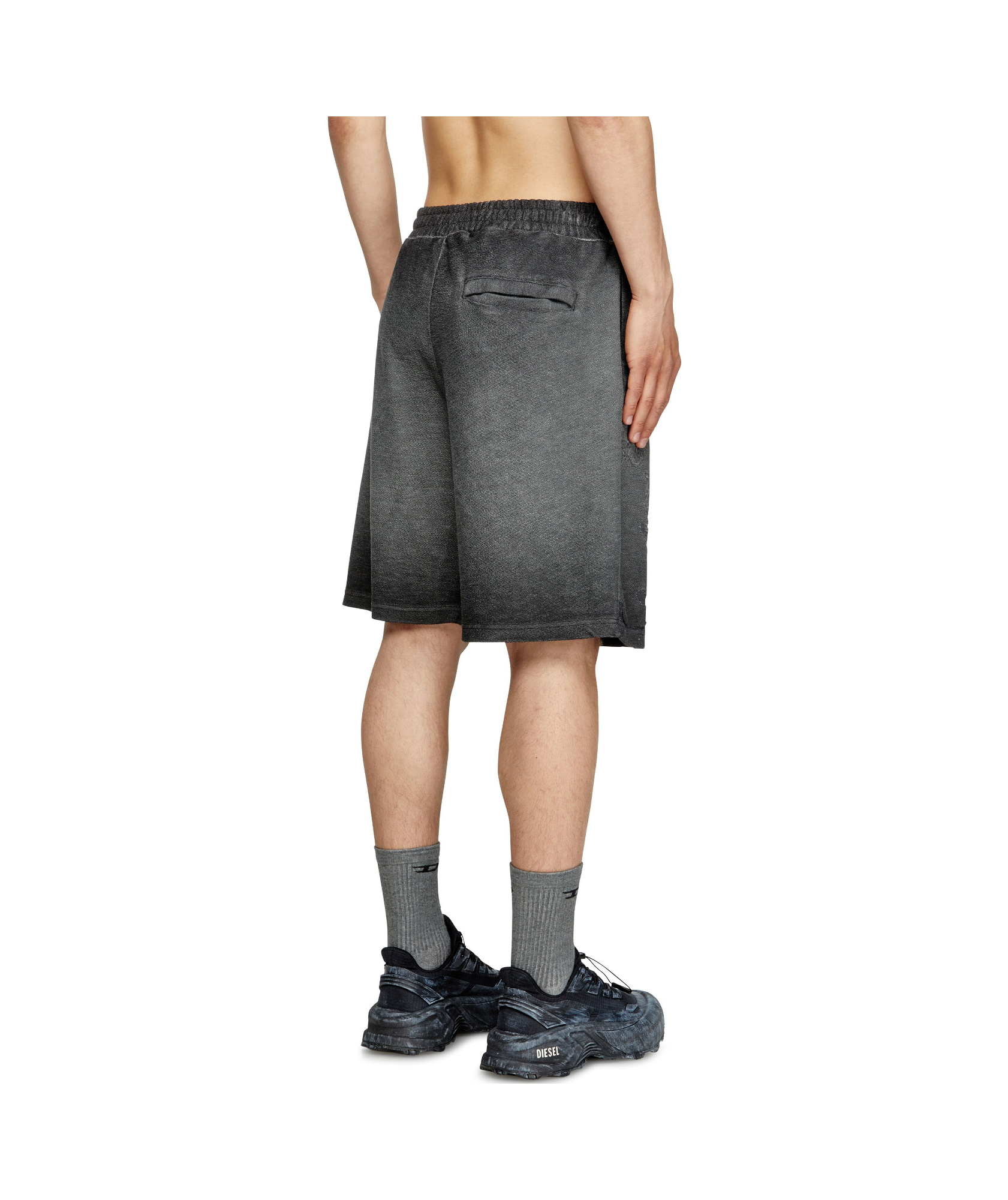 Diesel P-crowde Shorts In Gray