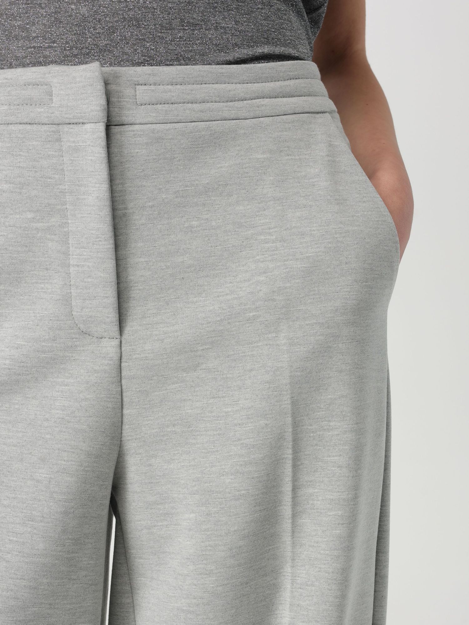 Patrizia Pepe Wide-leg Pants With Clean Waistband