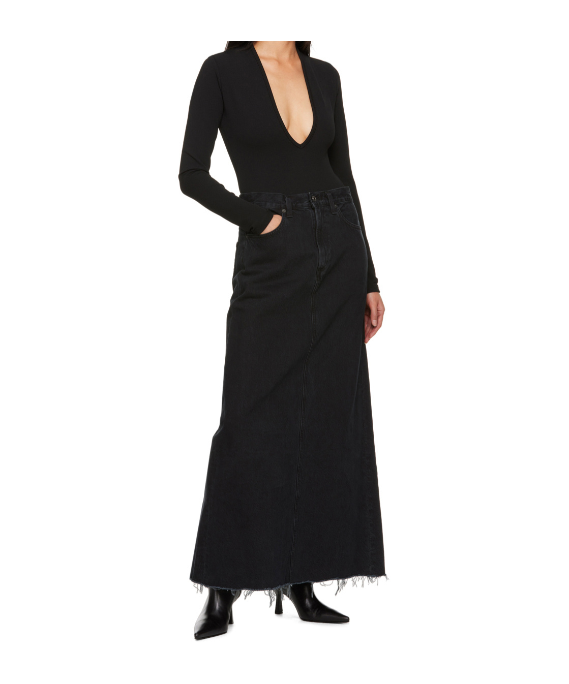 Agolde Belt Loop Skirt