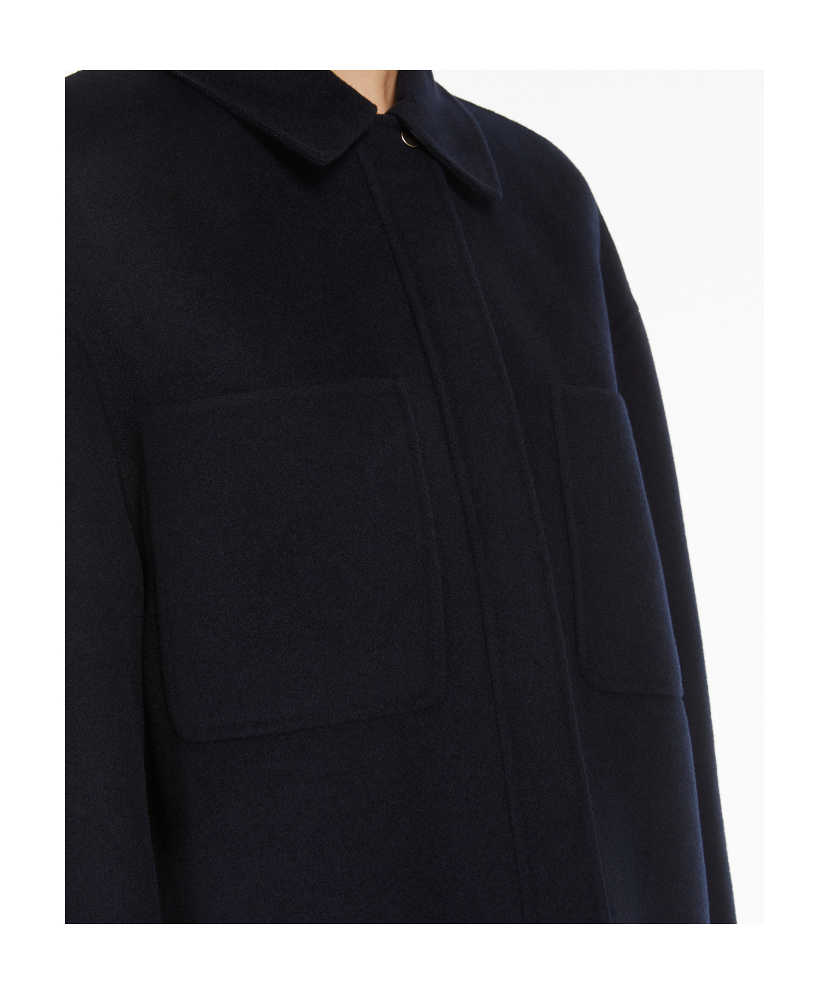 MAX MARA WOOL, CASHMERE AND SILK BOXY JACKET