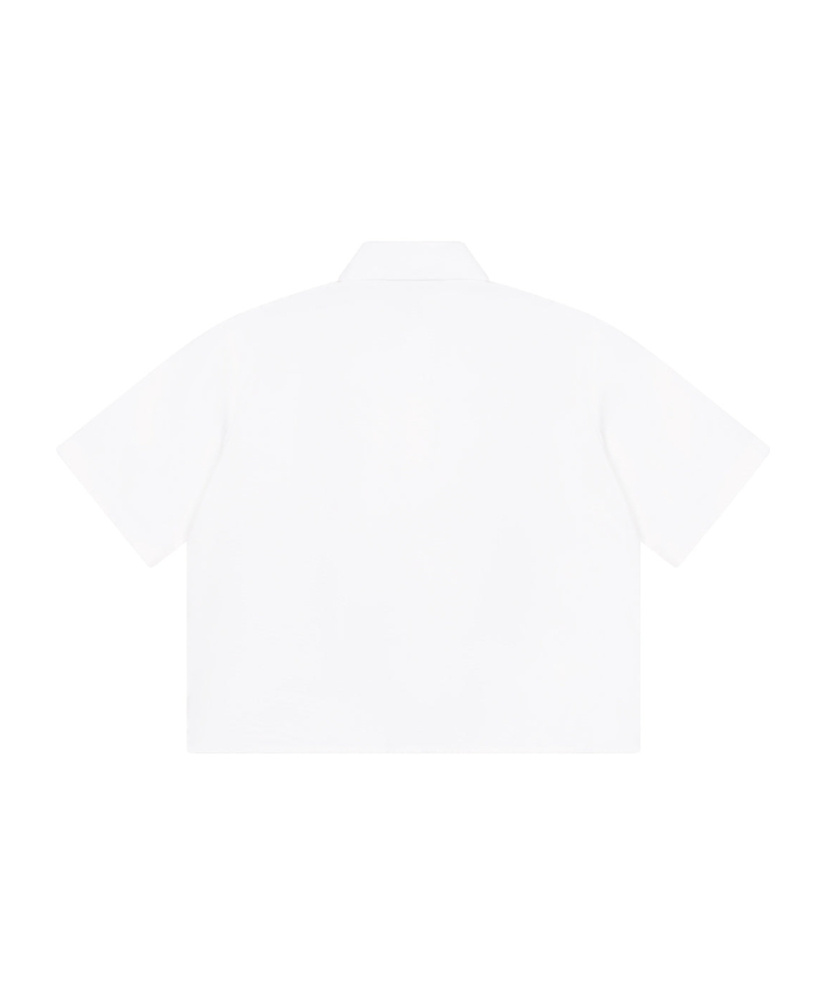 Fendi Boxy-fit Shirt Blouse With Ruffles In White