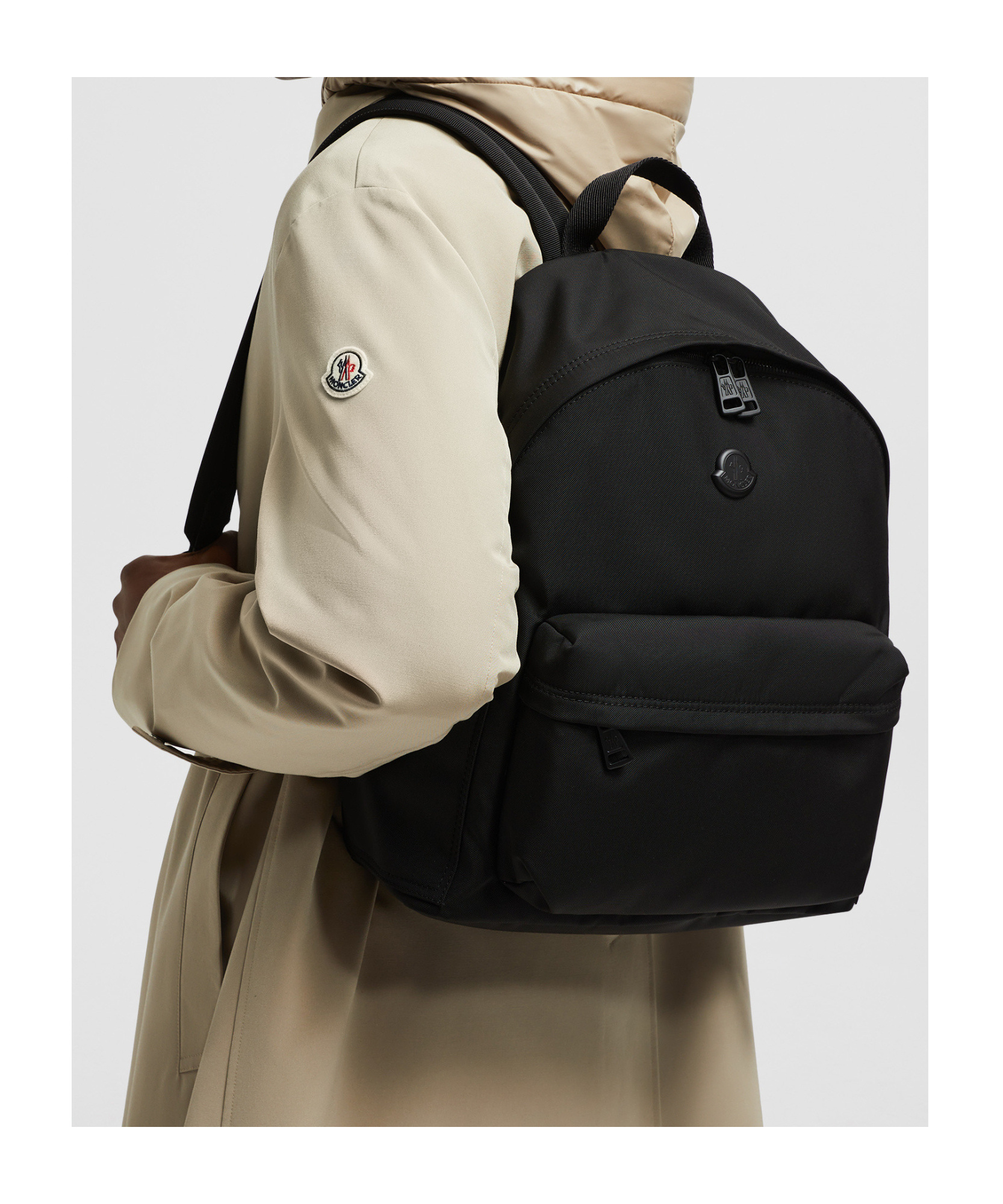 Shop Moncler New Pierrick Water-repellent Backpack In Black