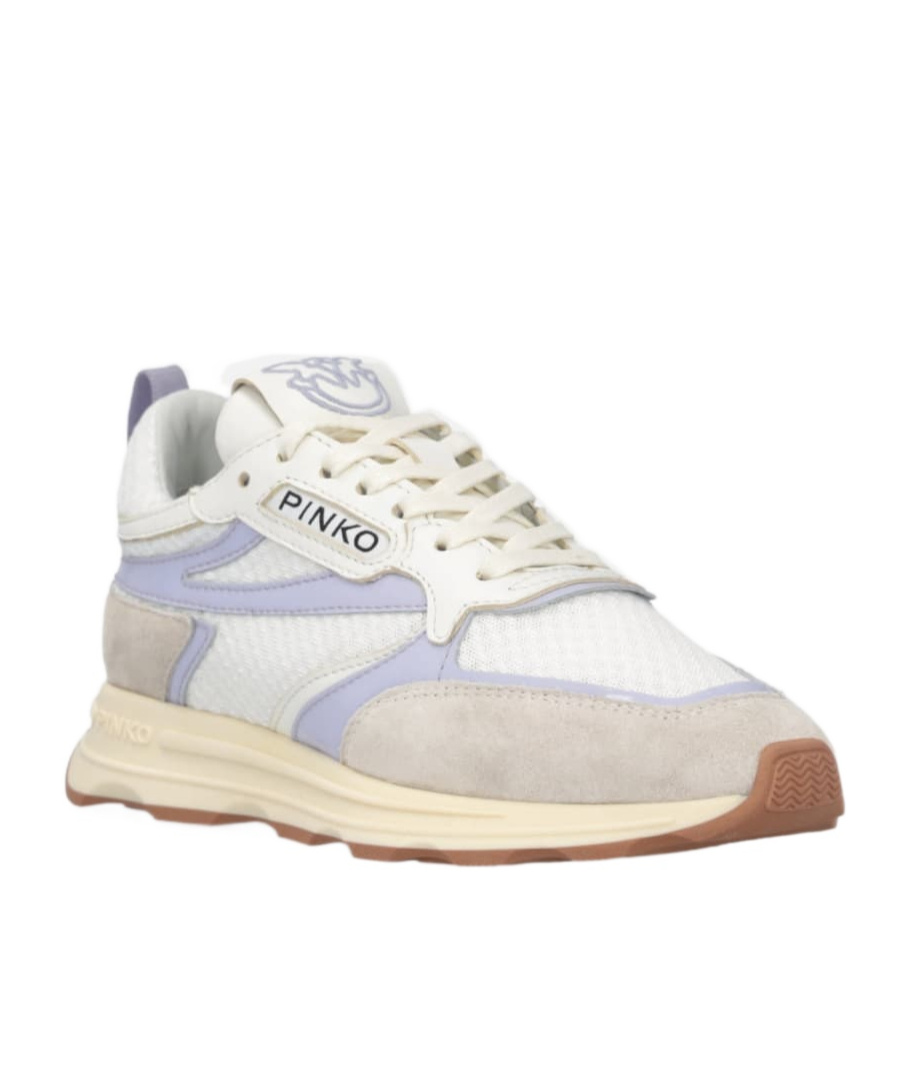 Pinko Panelled Sneakers In Blue