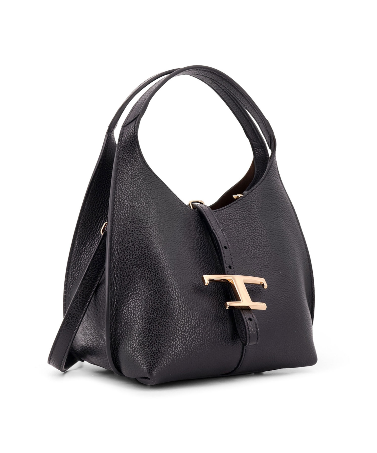 Tod's Double Handle Shoulder Bag In Black