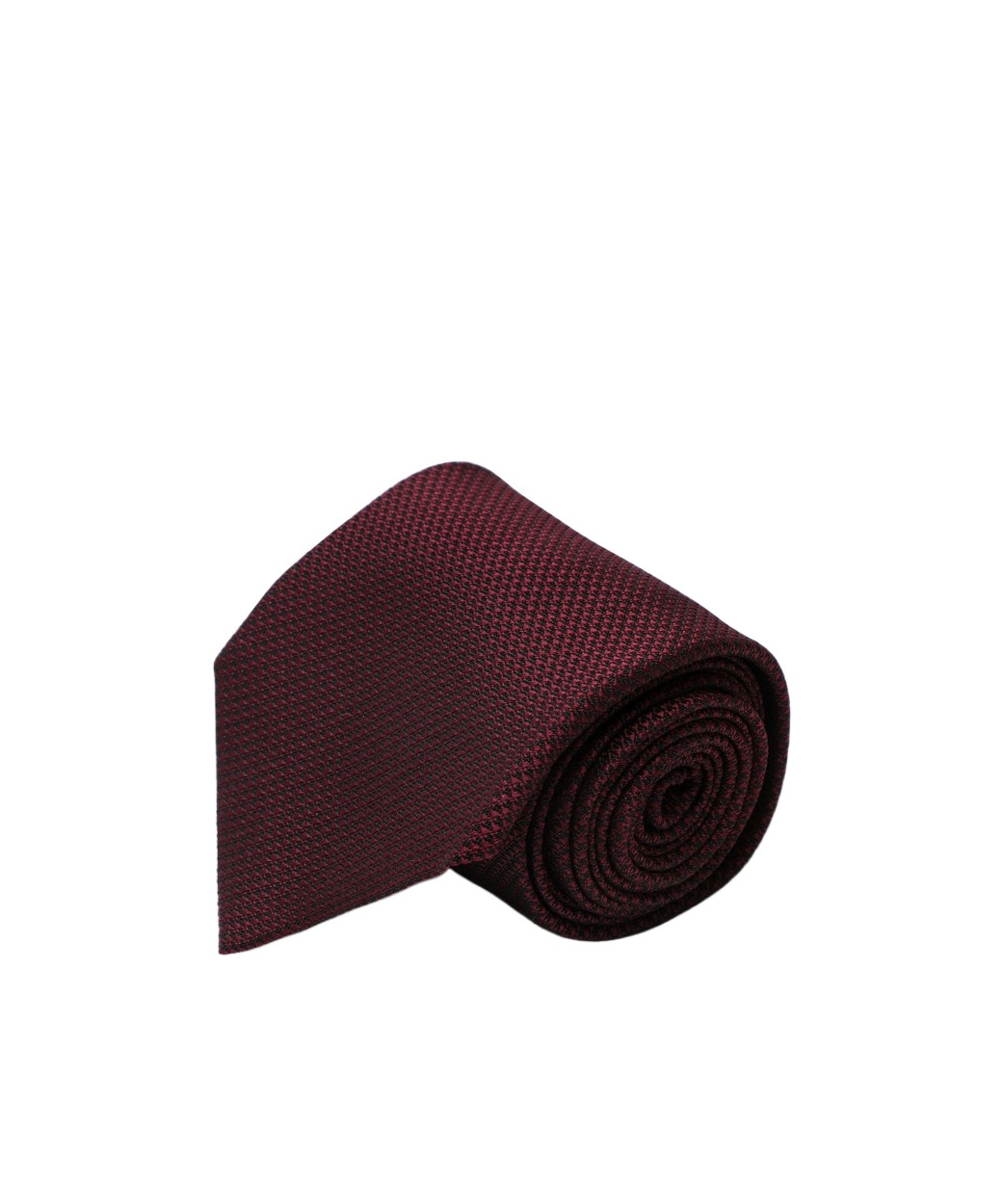 Destin Surl Pointed Silk Tie In Black