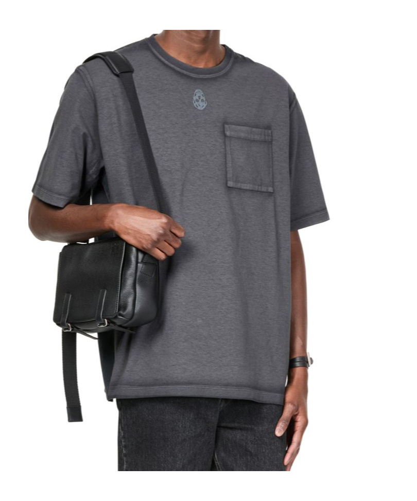 Shop Alexander Mcqueen Cotton T-shirt In Black