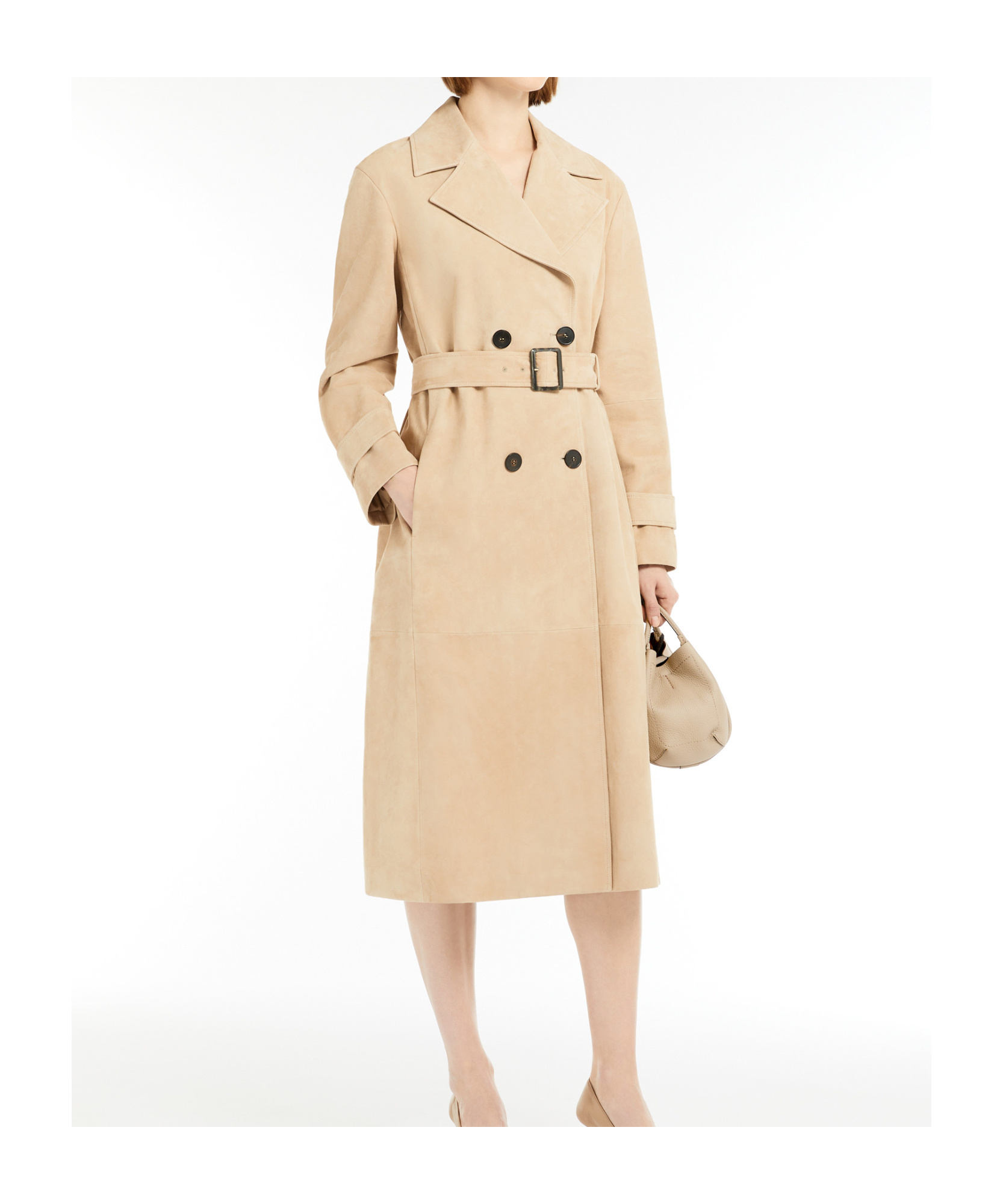 Max Mara Studio Jacket Woman Sand In Nude