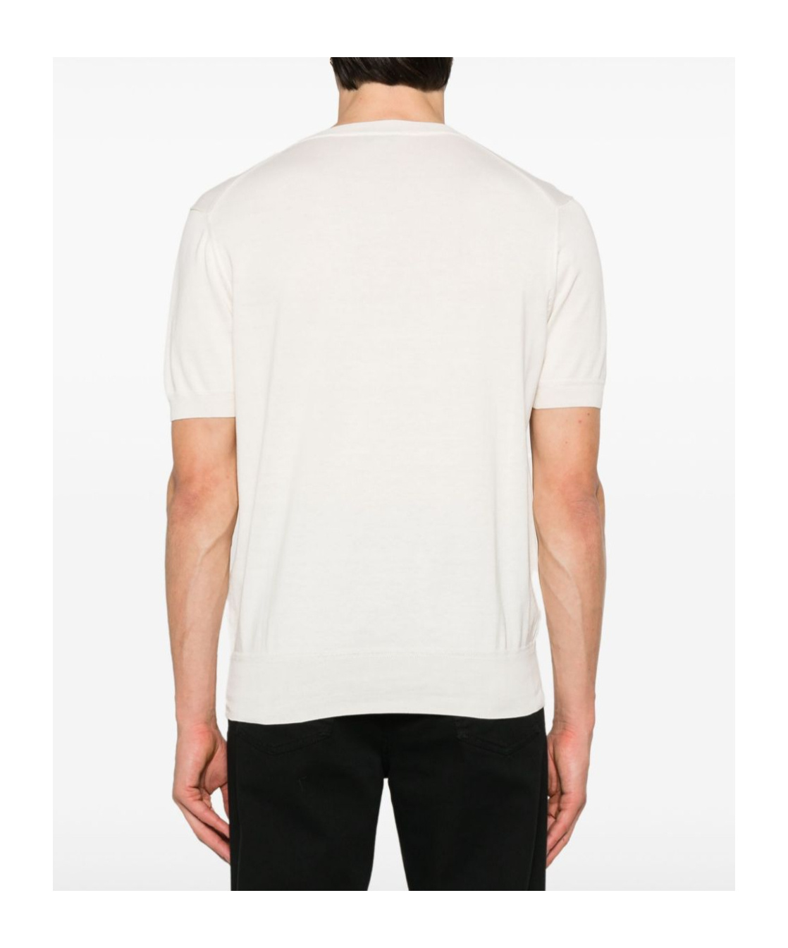 Tom Ford Lightweight Crew Neck T-shirt With Short Sleeves In White