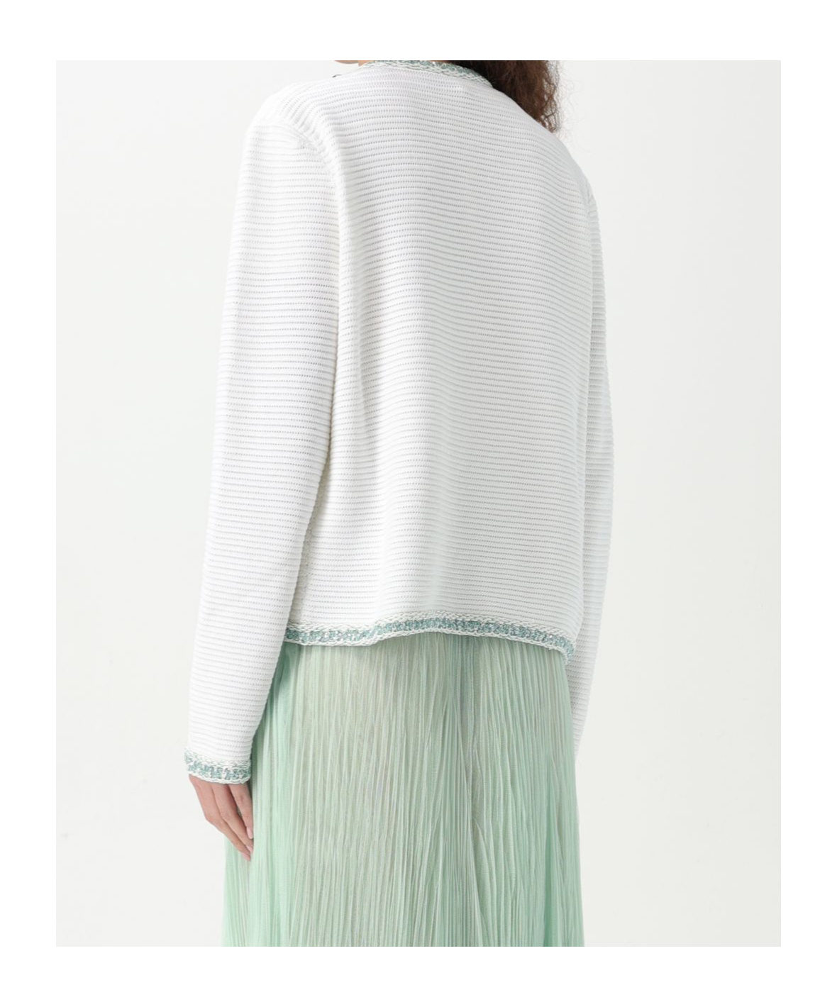 Fabiana Filippi Sequin-embellishment Jacket In White