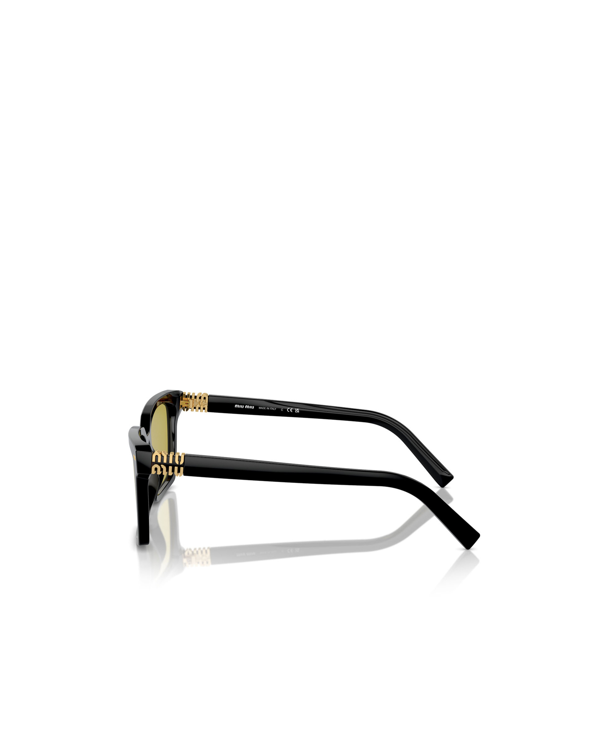 Miu Miu 55mm Rectangular Sunglasses In Nude