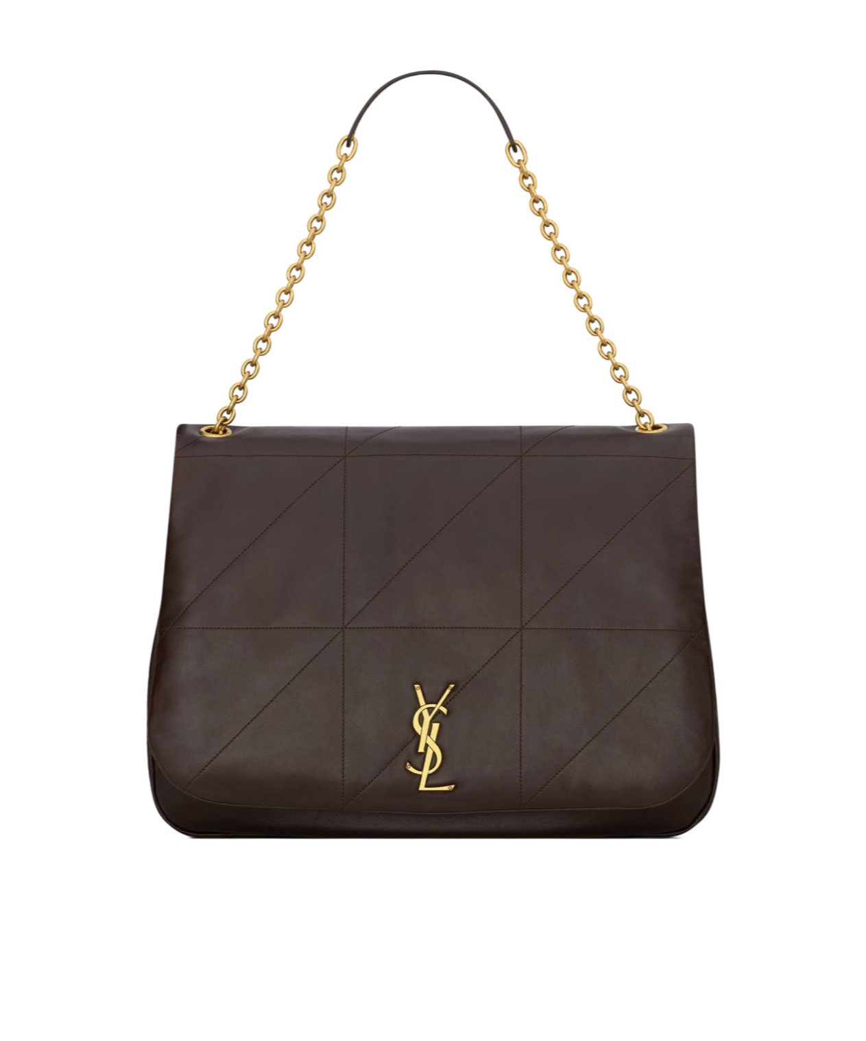 Saint Laurent Large Flap Shoulder Bag In Black
