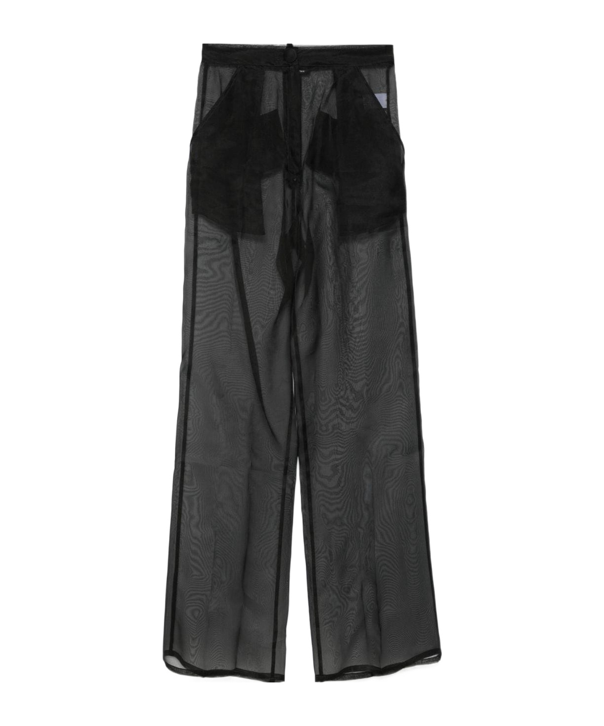 Oseree Crystal-embellished Wide-leg Trousers