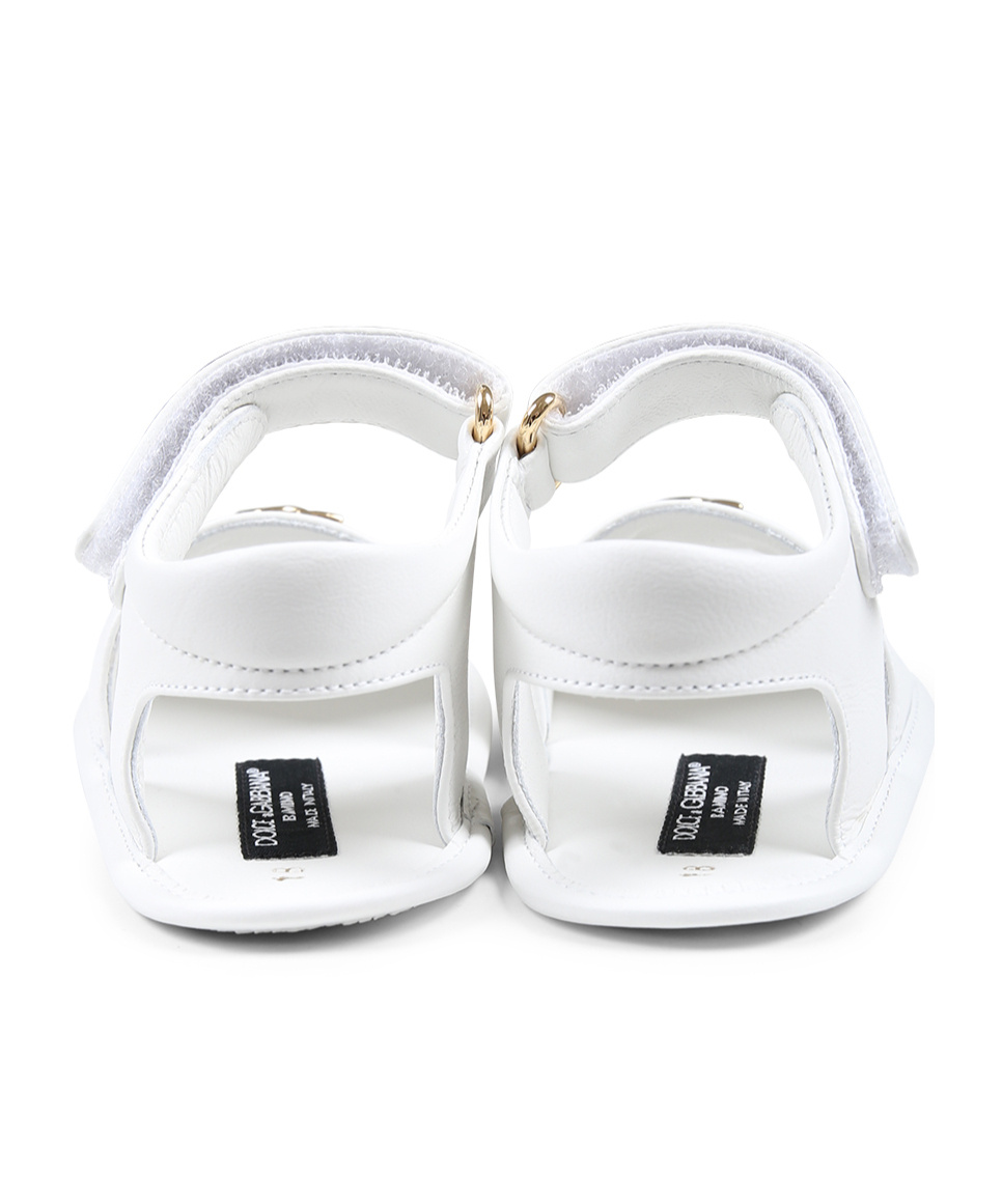 Dolce & Gabbana Ankle Strap Sandals In White