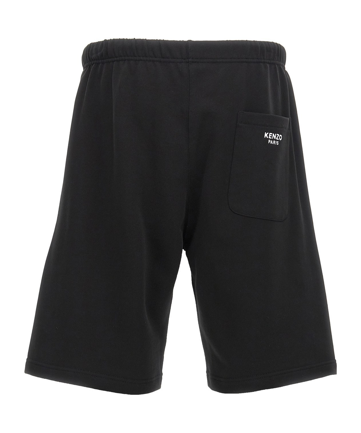 Kenzo Elastic Waist Shorts In Black