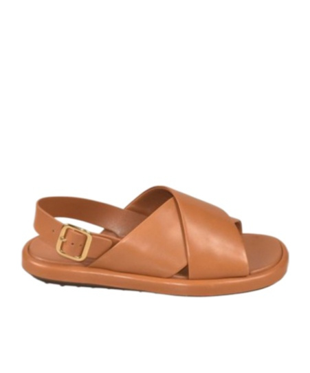 Tod's Buckled Sandals In Brown