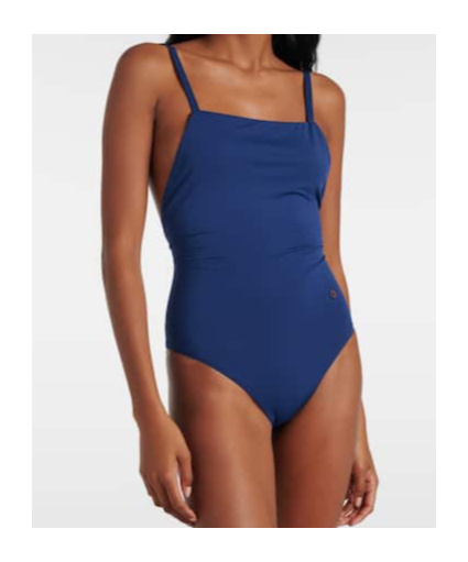 Loro Piana Spaghetti-strap Swimsuit In Blue