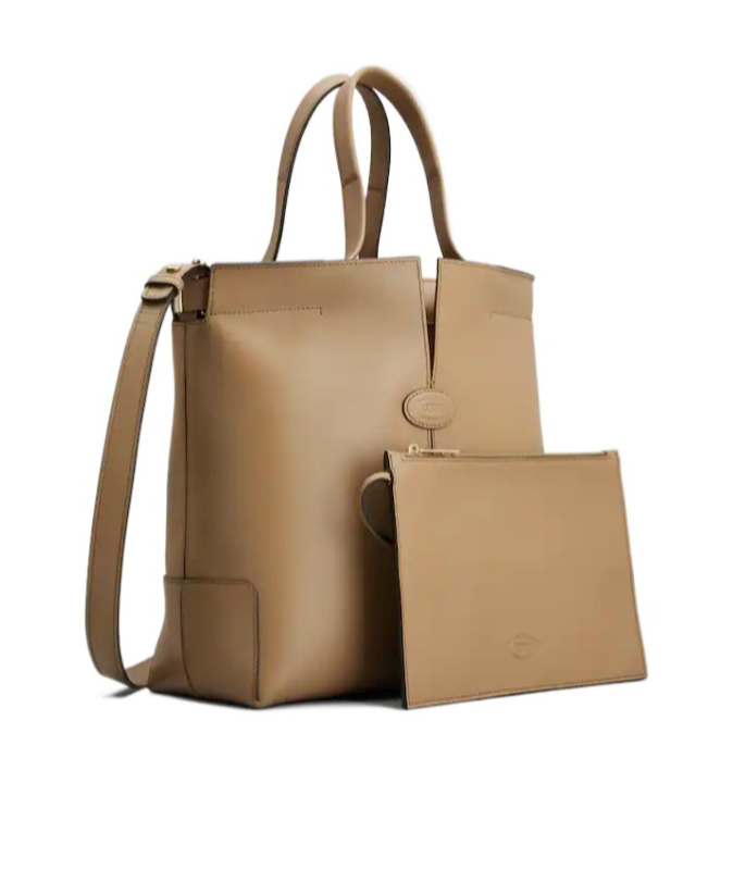 Tod's Small Di Handbag Folio Shoulder Bag In Green