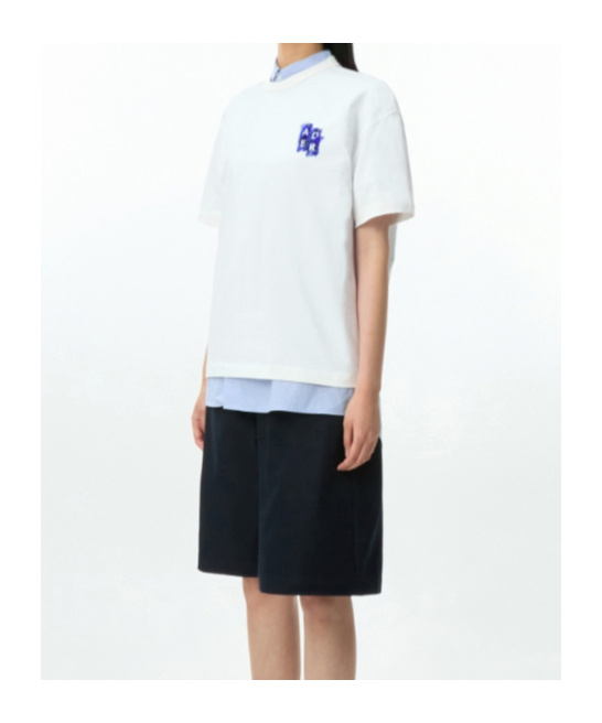 Ader Error Trs Tag T-shirt 06 In White
